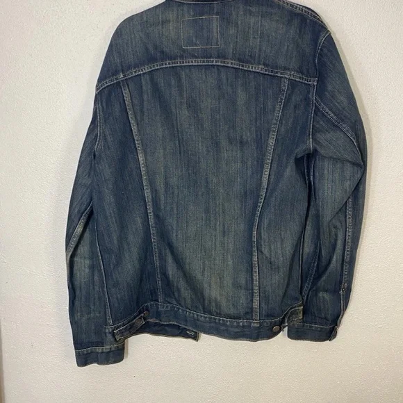 Levis Womens Denim Trucker Jacket Size XL Made In Colombia Classic Blue Jean - Picture 6 of 11